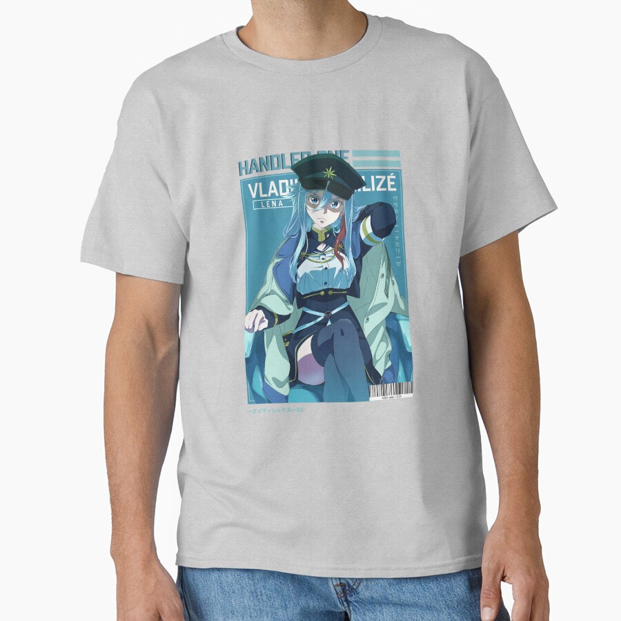 Vladilena Milize 86 Eighty Six Anime T-shirt - Image 3
