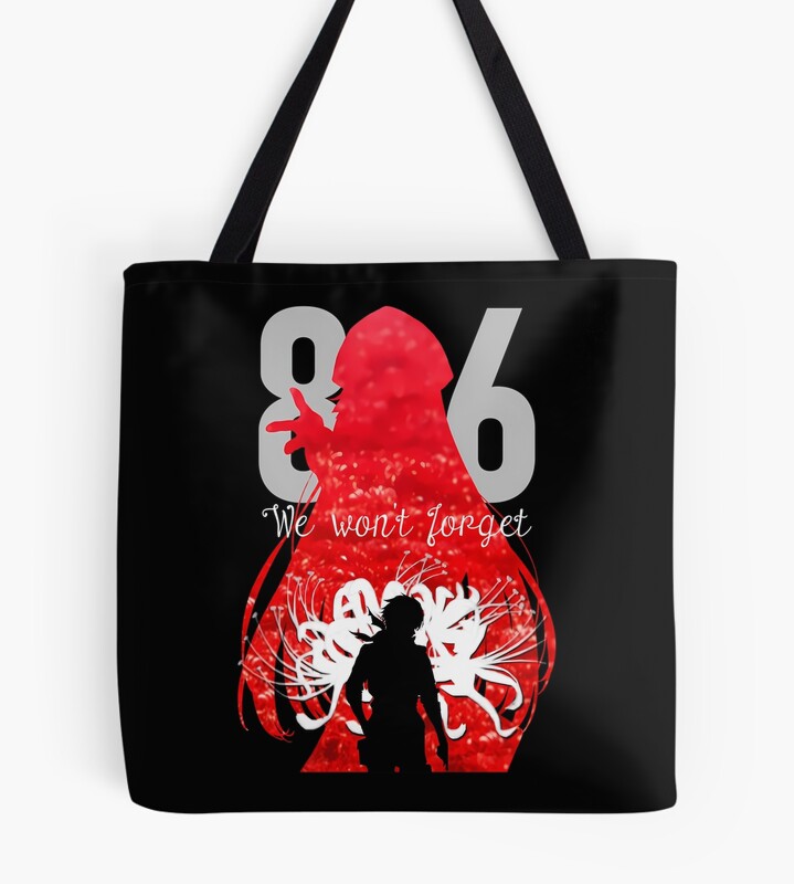 Eighty Six Anime Quote Tote Bag