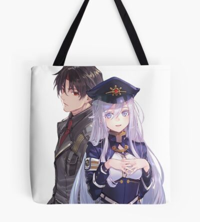 Funny Annime Couple Tote Bag