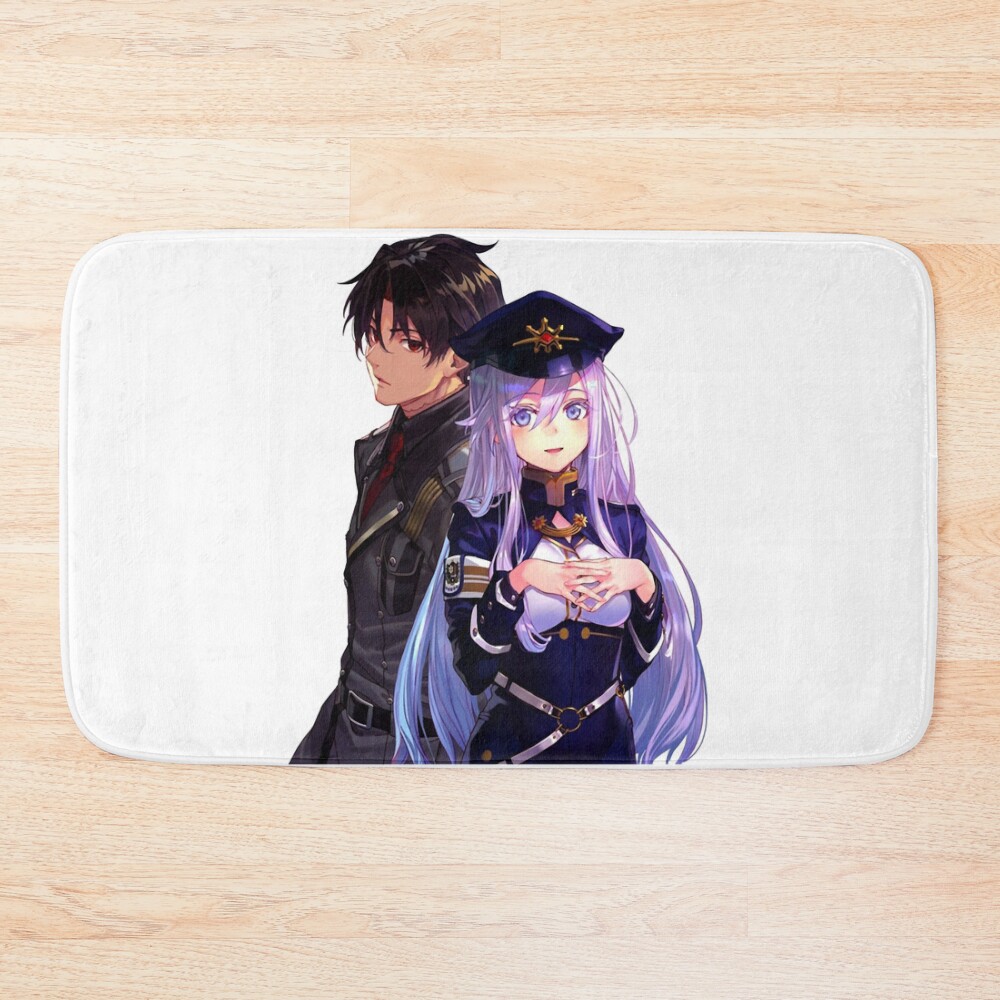 Eighty Six Vladilena And Shinei Cute Bath Mat