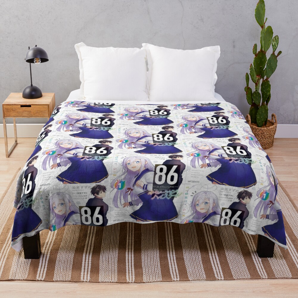 Eighty Six Hot Manga Throw Blanket