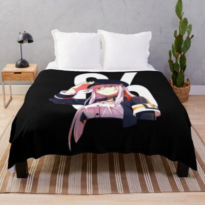 Lena Hot Manga Eighty Six Throw Blanket