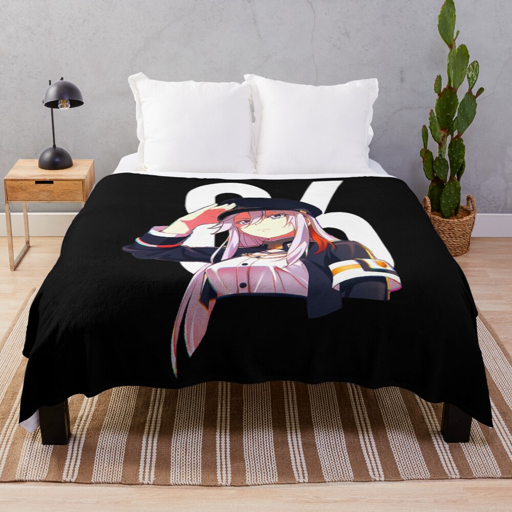 Lena Hot Manga Eighty Six Throw Blanket