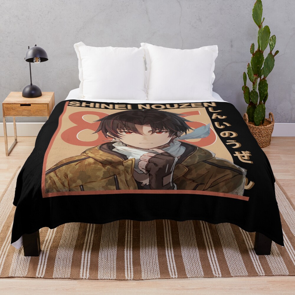 Eighty Six Manga Shinei Throw Blanket