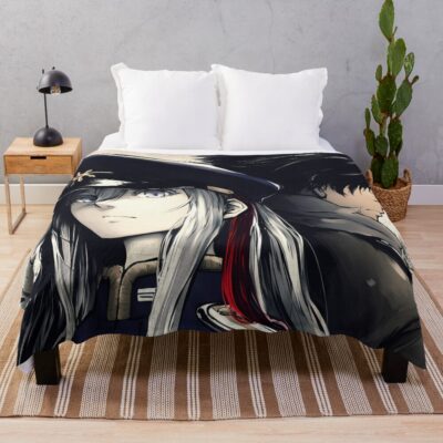 Vladilena Milize And Shinei Nouzen Throw Blanket