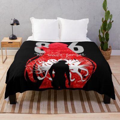 Eighty Six Anime Quote Throw Blanket