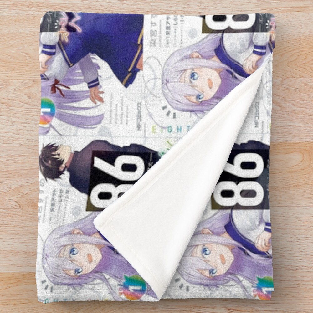 Eighty Six Hot Manga Throw Blanket - Image 2