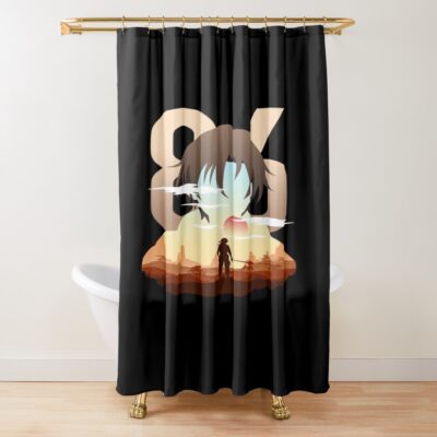 Eighty Six Landscape Shinei Shower Curtain