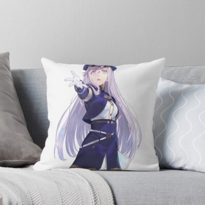 Eighty Six Lena Illustrator Throw Pillow