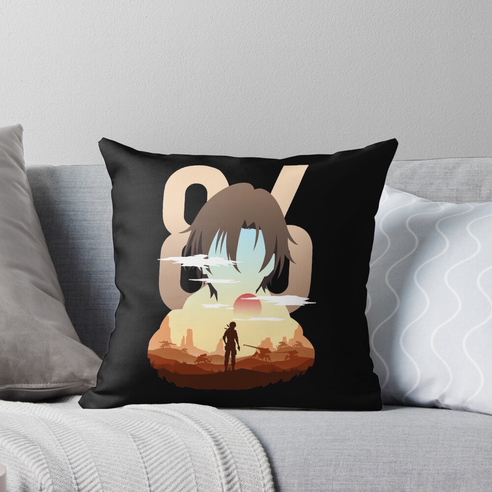 Eighty Six Shinei Landscape Throw Pillow