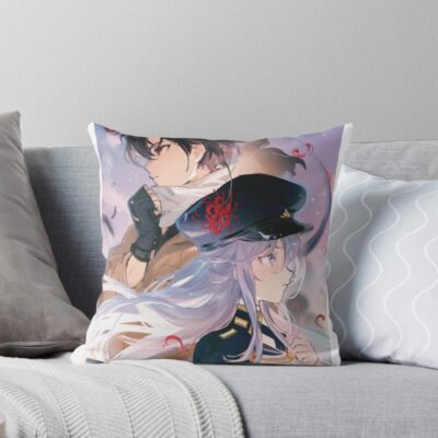 Lena And Shin 86 Eighty Six Throw Pillow