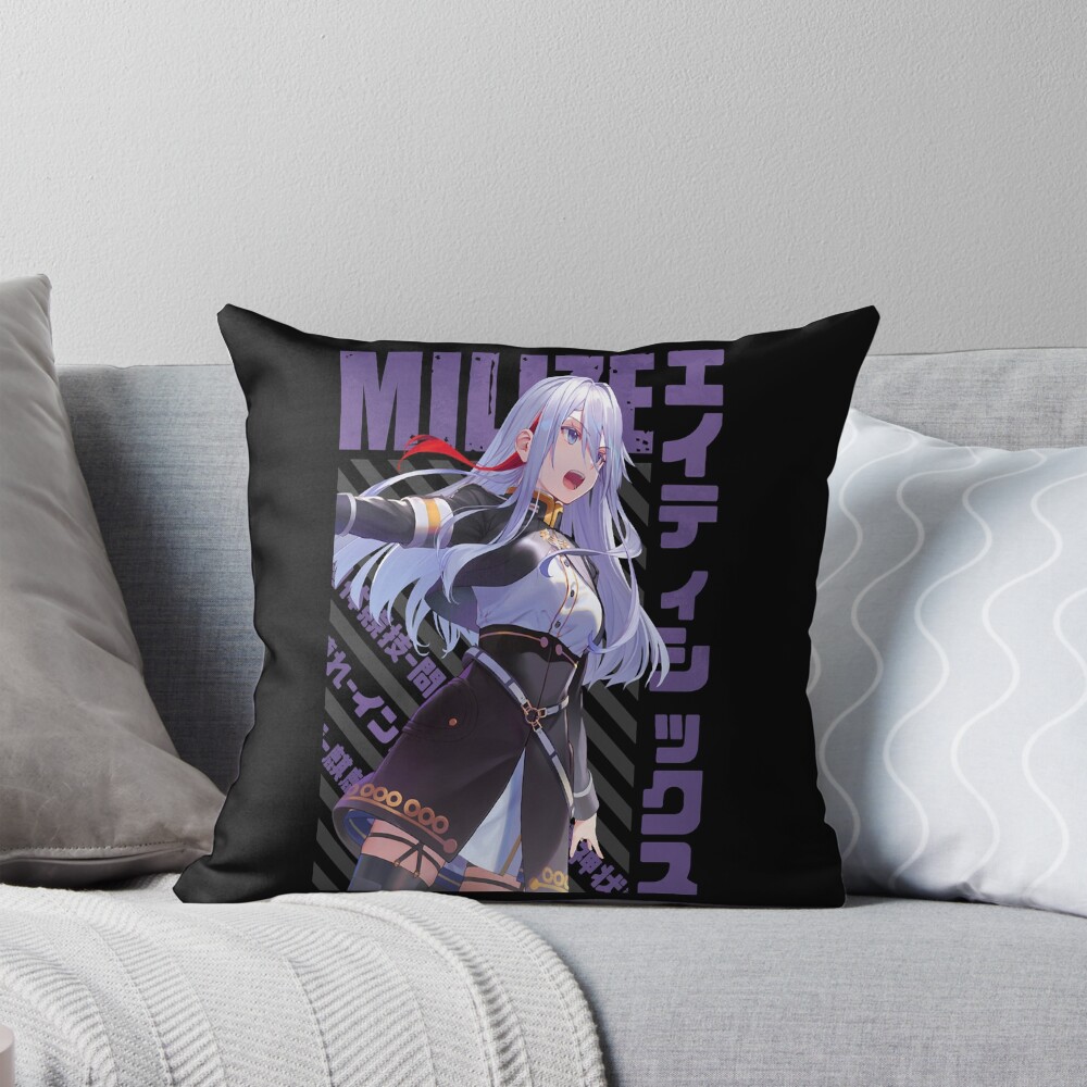 Milize Hot Anime Throw Pillow