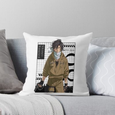 Eighty Six Anime Shin Warriorrap Throw Pillow